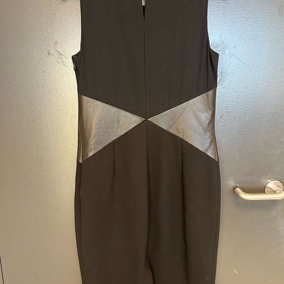Danier Shift leather panel dress size 8 (12 UK) Italian leather made in 🇨🇦EUC - Picture 4 of 16